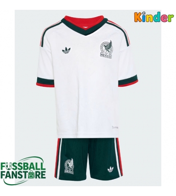 Mexiko Replik Auswärtstrikot Kinder WM 2026 Kurzarm (+ Kurze Hosen)